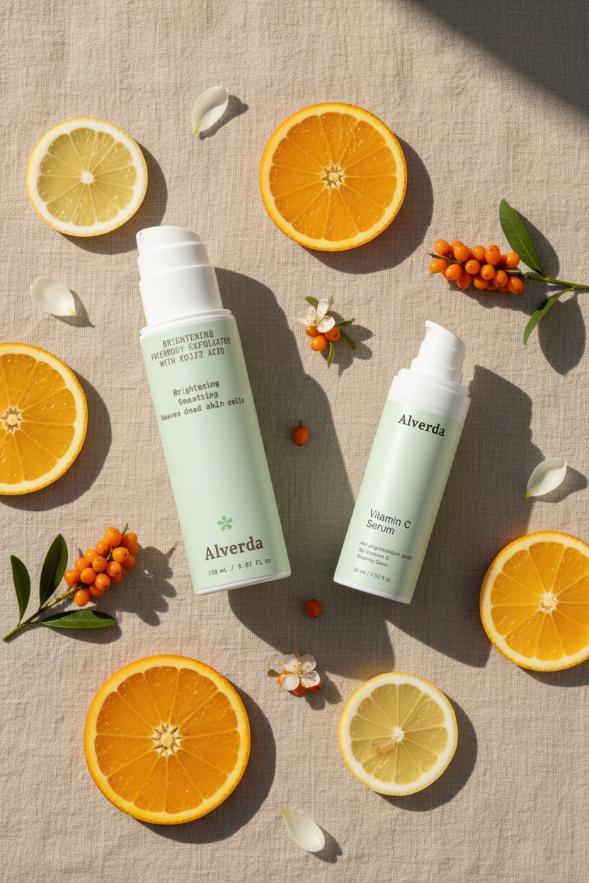 Exfoliator & Vitamin C Serum – Editorial