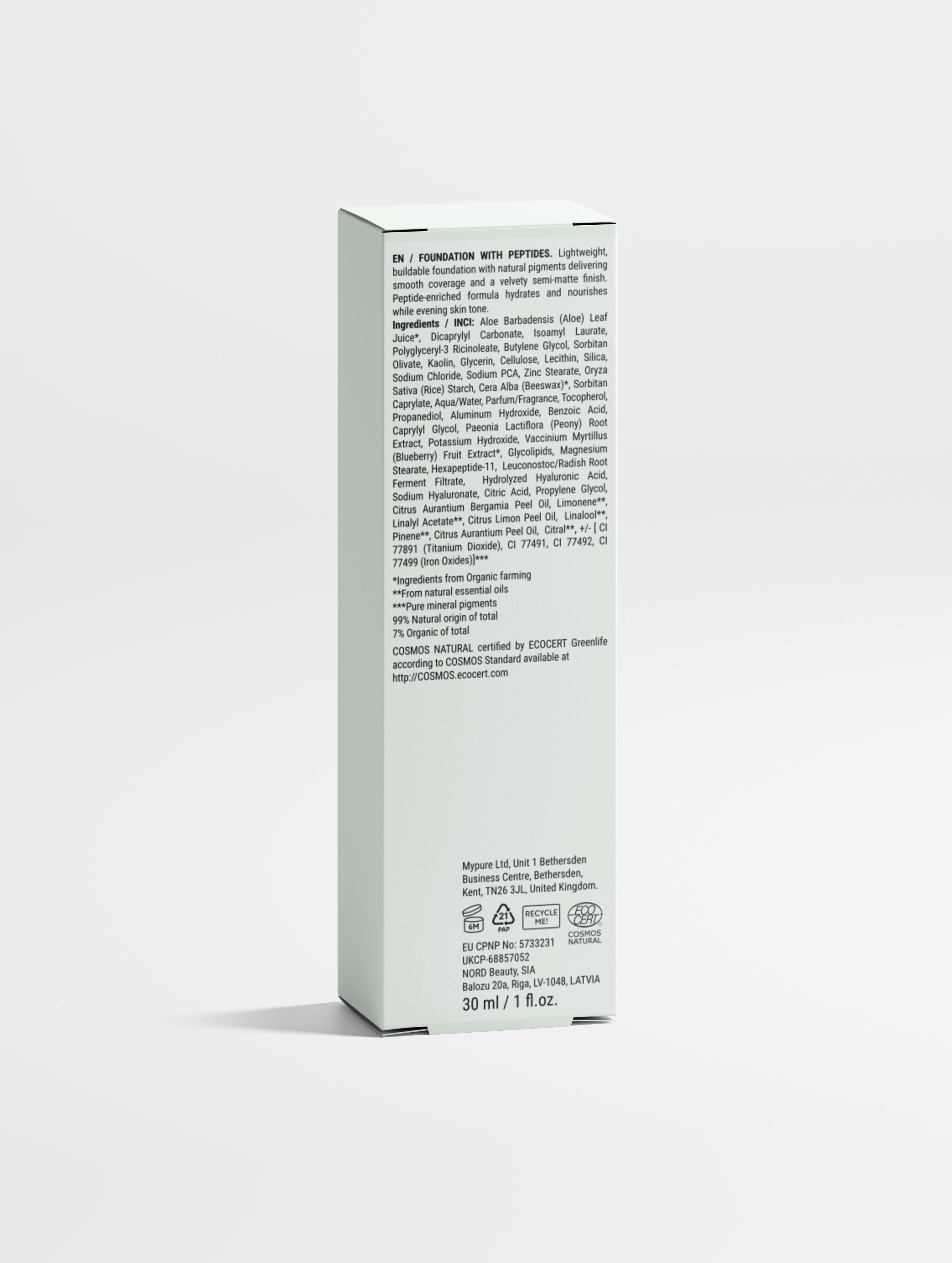 Foundation with Peptides,  25 Medium Warm