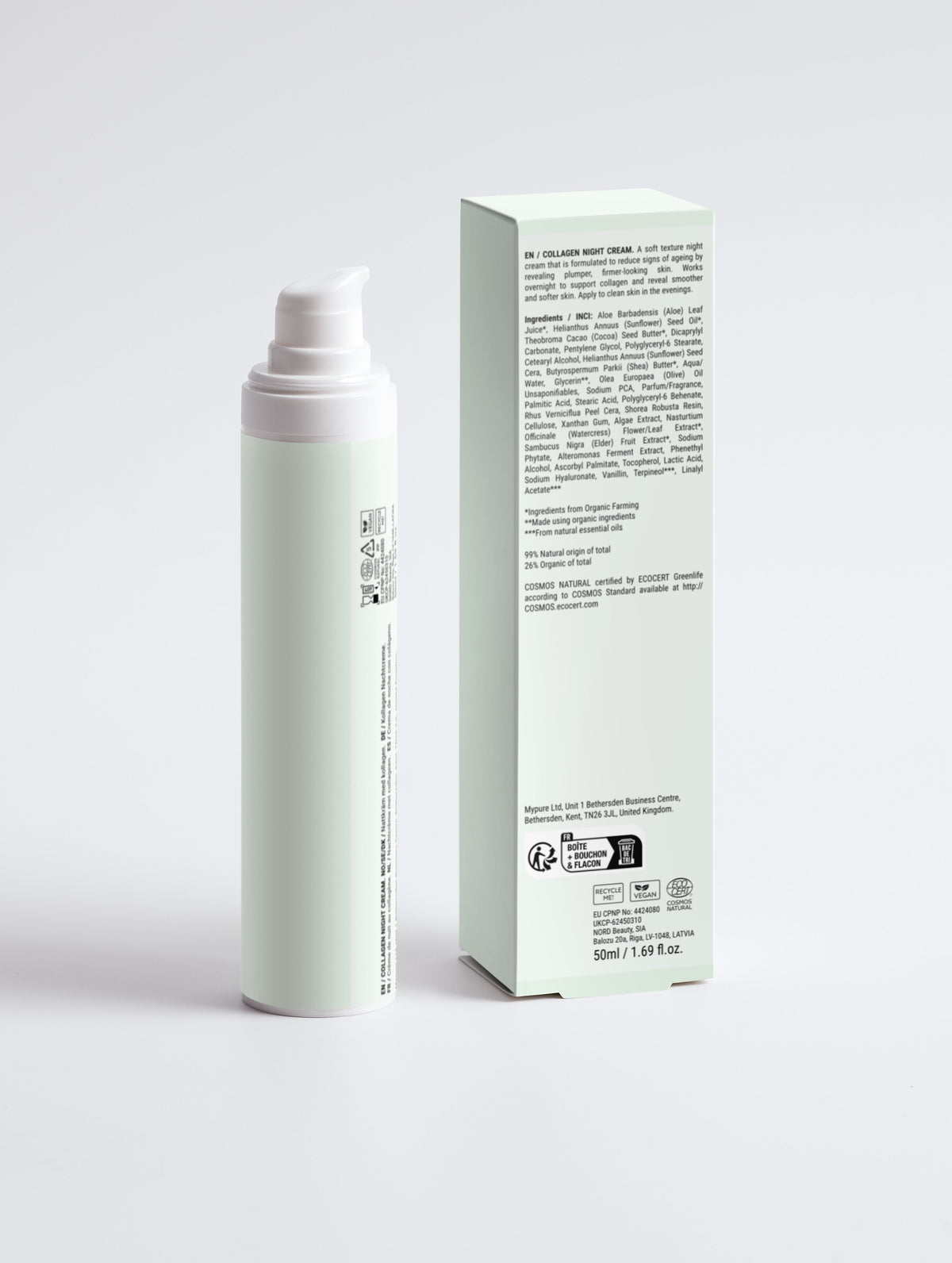 Collagen Anti-Age Night Cream – Nattskräm för Fastare & Yngre Hud