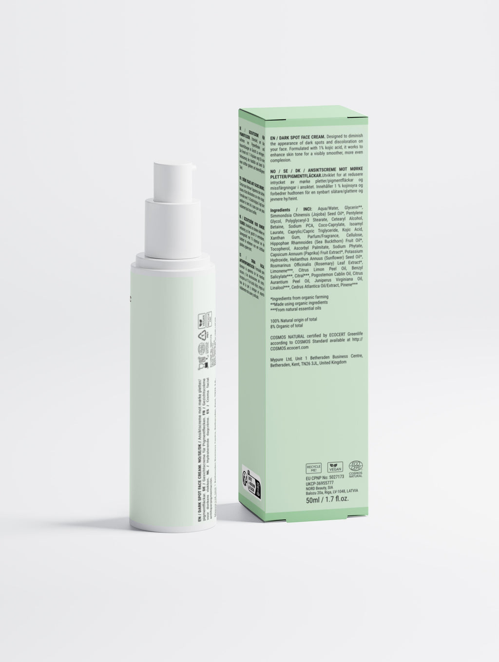 Dark Spot Face Cream with Kojic Acid