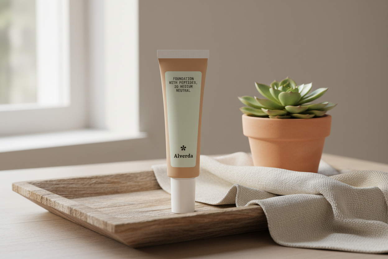 Foundation 20 Medium Neutral – träbricka & natur