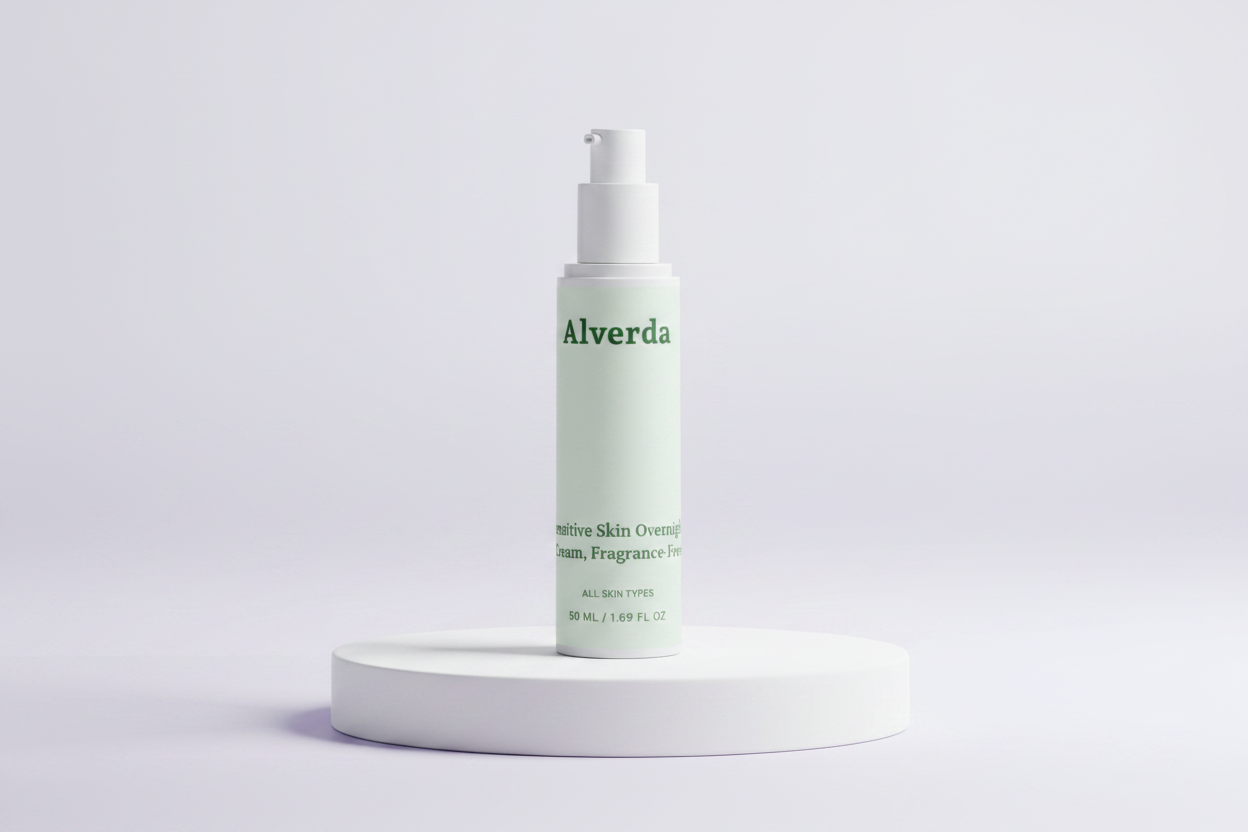 Sensitive Skin Overnight Cream studio