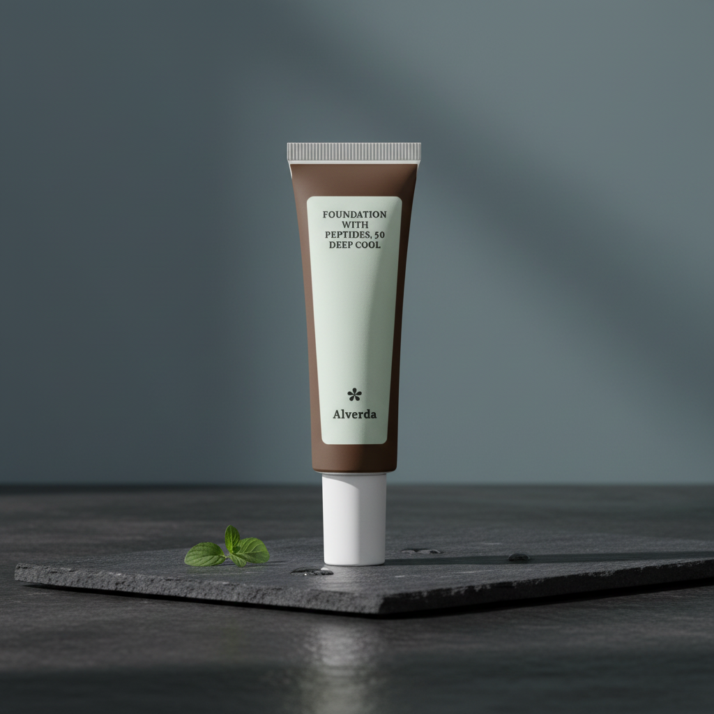 Foundation with Peptides 50 Deep Cool – lifestyle