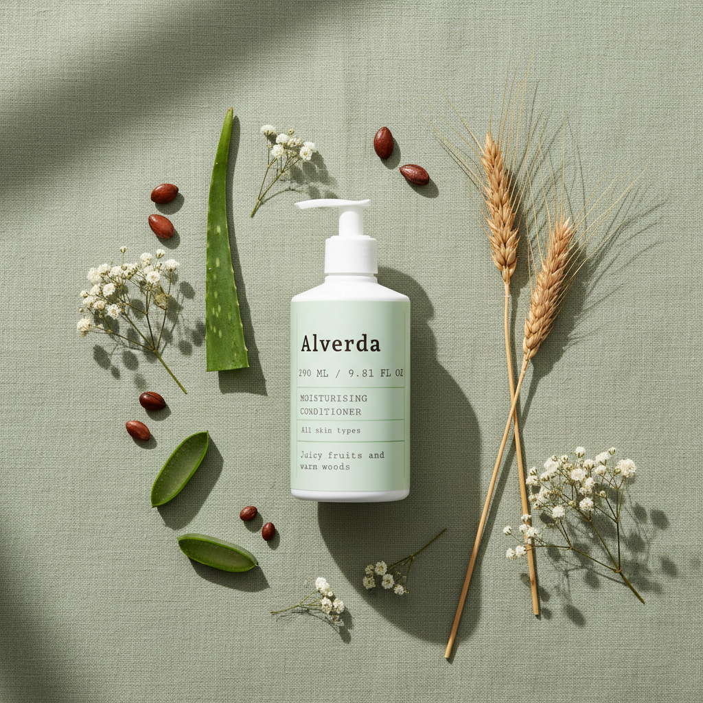 Moisturising Conditioner – Scandinavian flat lay