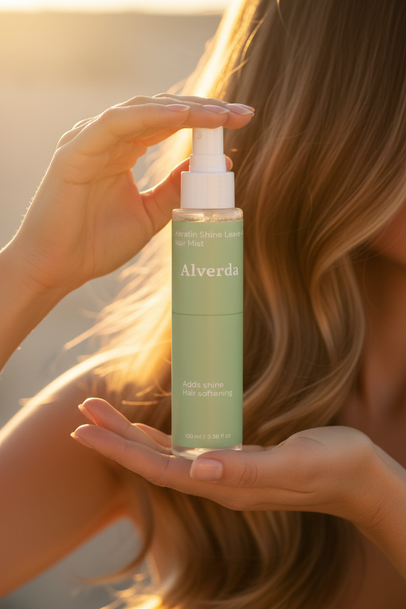 Keratin Shine Mist – Cinematic lifestyle