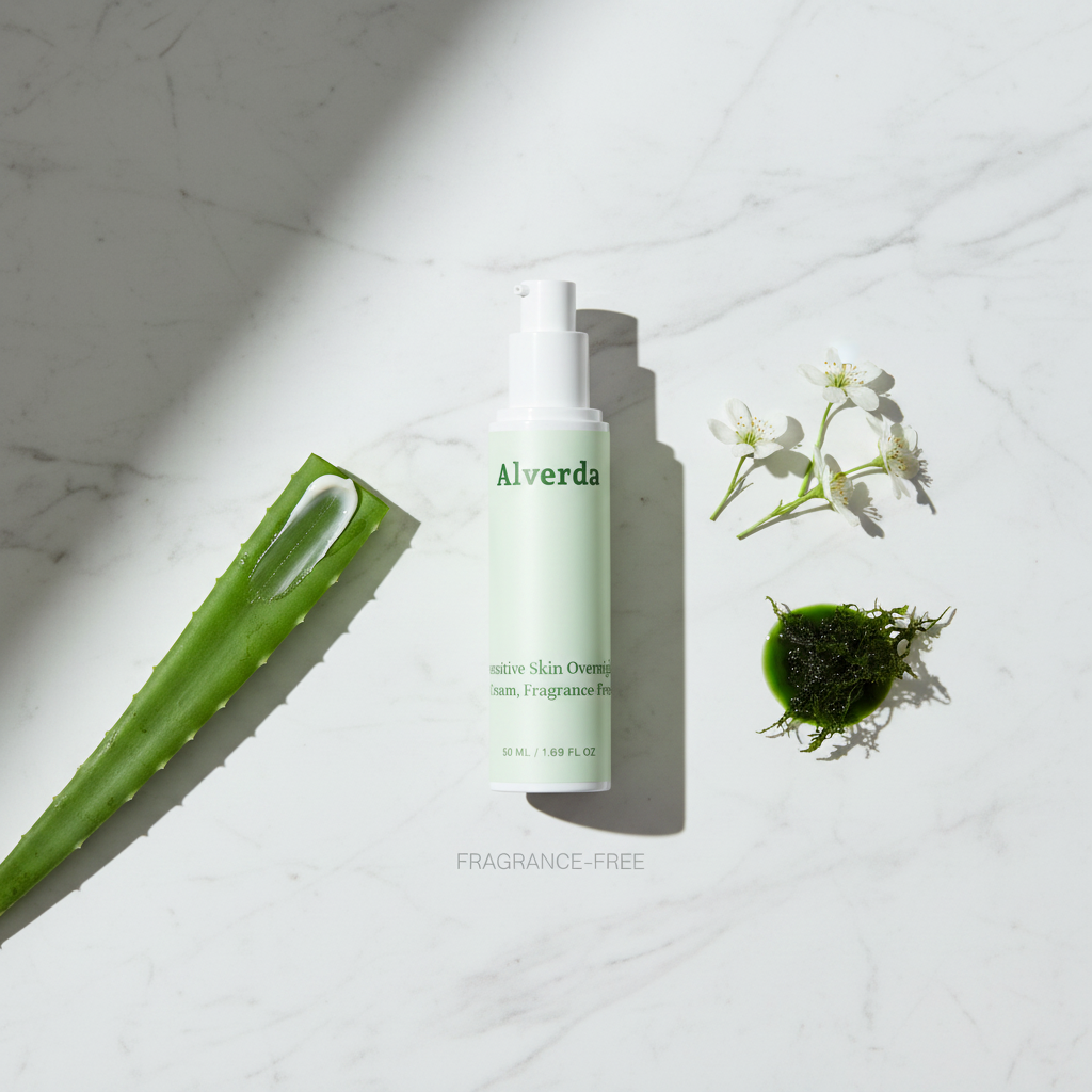 Sensitive Skin Overnight Cream flat lay