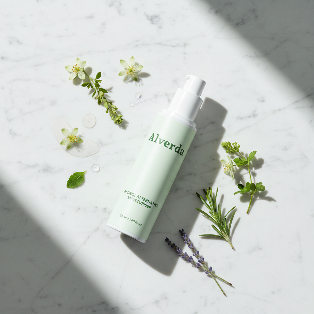 Retinol Alternative Moisturiser flat lay