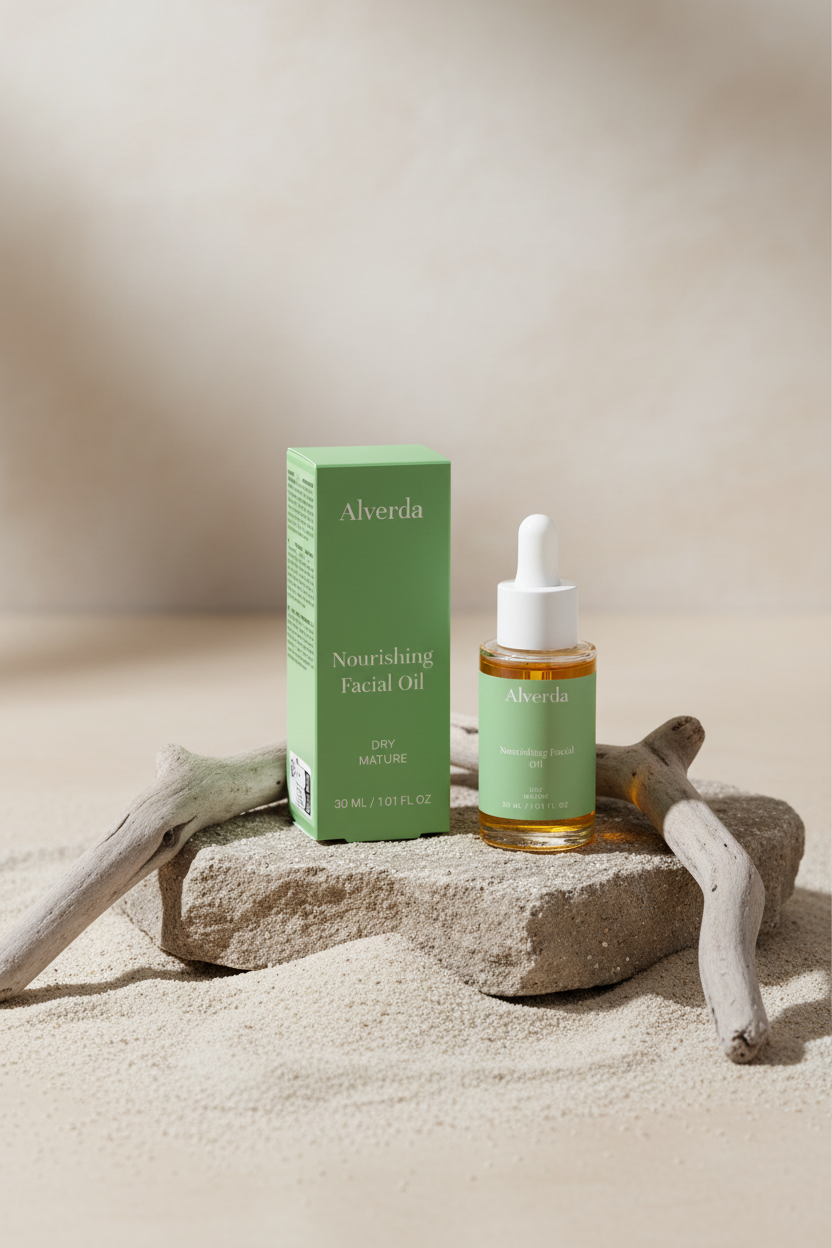 Nourishing Facial Oil – Natursten & sand