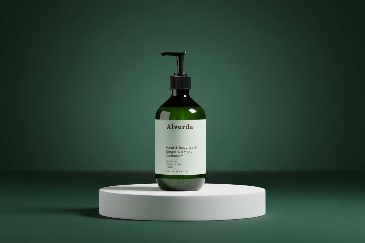 Hand & Body Wash Ginger Smoky Cardamom studio