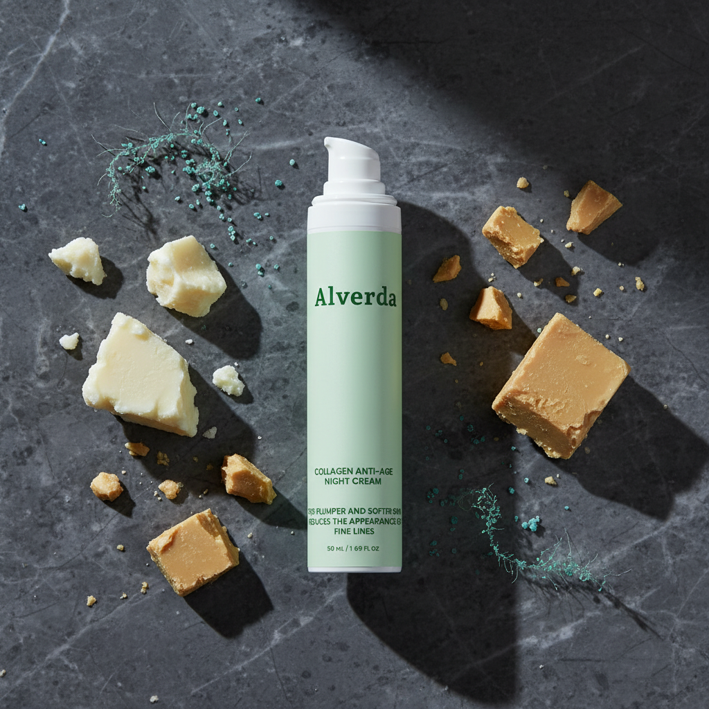 Collagen Anti-Age Night Cream flat lay